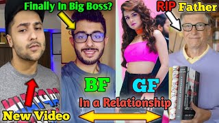 Carryminati in Big Boss & New relationship with Avneet Kaur|Bill gets Father death|Amit new song