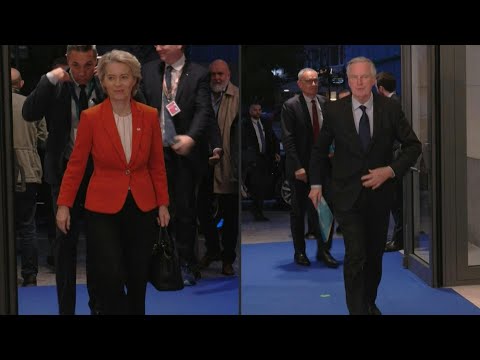 EU leaders arrive for the European people’s party (EPP) summit in Brussels | AFP