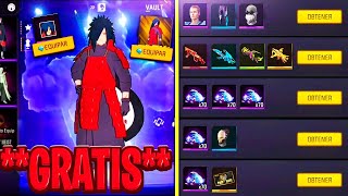 🎁CÓDIGOS *OFICIALES* DE FREE FIRE 2025  | NARUTO 2.0 X FREE FIRE  | CODIGOS de JULIO 2025⚡