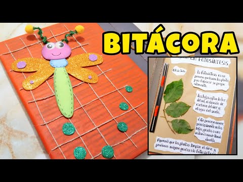 Cómo Hacer una BITÁCORA Escolar Paso a Paso | Ideal para Arte, Literatura Y Ciencia