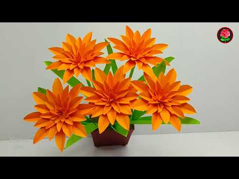 DIY Flowers for Home Decor - Paper Craft Ideas - Simple and Beautiful Paper Flowers