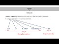 Logical Connectives and Statements