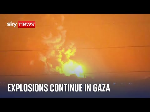 Explosions in Gaza as Israel casts doubt over 'four-hour pause'