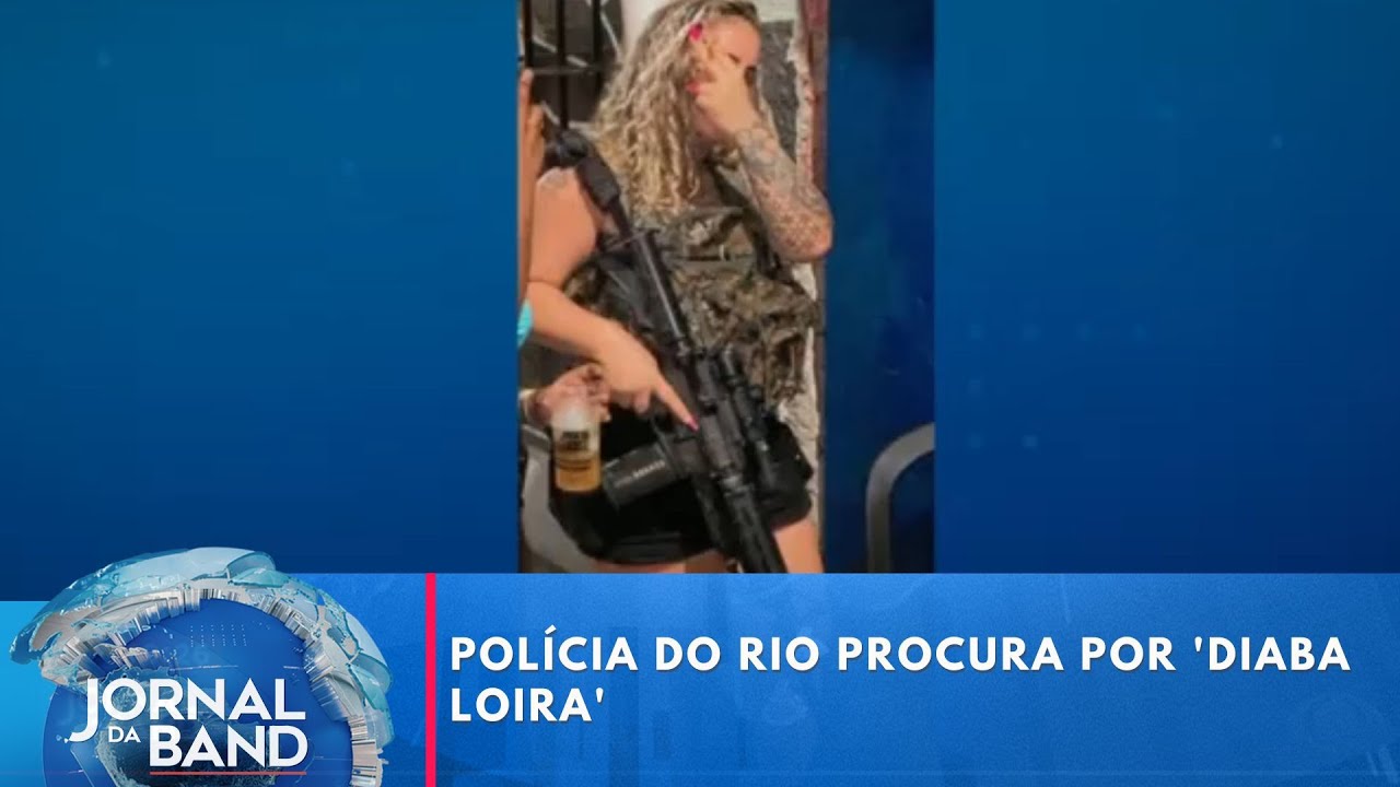 Polícia do Rio procura por Diaba Loira | Jornal da Band