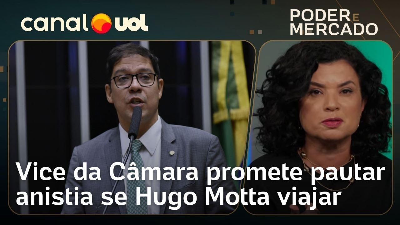 Vice presidente da Câmara afirma que vai colocar anistia em pauta se Hugo Motta se ausentar | Landim