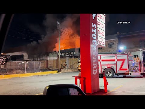 Abandon Structure Fire in Houston