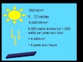 Solar Energy Concepts and Calculations