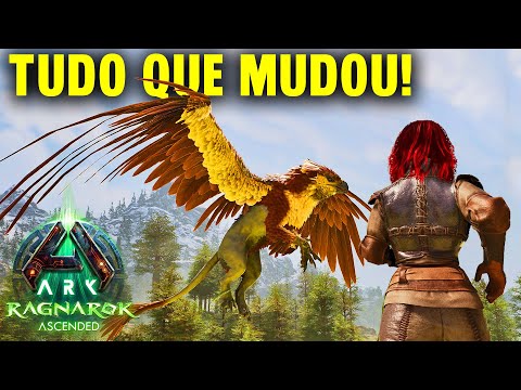 🔥TUDO que MUDOU no MAPA RAGNAROK no ARK ASCENDED!