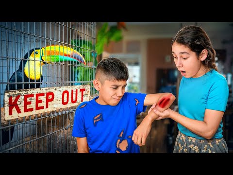 Our Son George Got BIT By a TOUCAN! *Extremely Painful* | Jancy Family