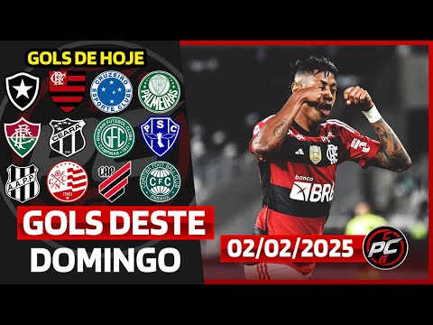 ⚽️ TODOS OS GOLS DESTE DOMINGO 02/02/2025 GOLS DOS ESTADUAIS, GOLS DE HOJE, GOLS DO DIA(COMPLETO)