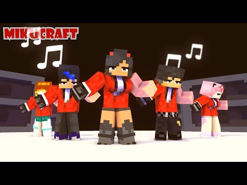 Disco Disco Party red sun suit aphmau and friends - minecraft animation