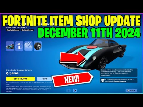 *NEW* THE INCREDIBILE CAR + MORE! Fortnite Item Shop [December 11th, 2024] (Fortnite Battle Royale)