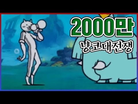 경험치 2000만 꼴아박아서...EX캐릭터 죄다 강화해버렸습니다... : 냥코대전쟁