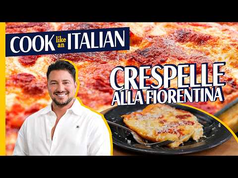 How to Cook Cheesy Tuscan Crepes Like an Italian (with Chef Gabe Bertaccini) 🇮🇹