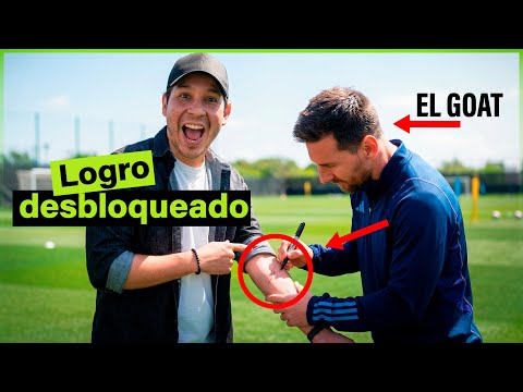 Conseguimos la firma de Messi! 🐐 🙌🏻🔟 - GOAT
