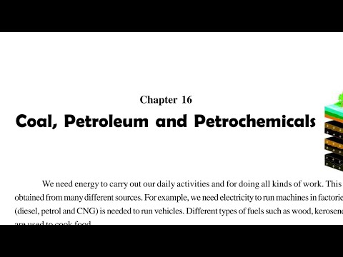 Coal , Petroleum and Petrochemicals (part 2)| 9th science chapter 16 CGBSE | SCERT | CGBSE