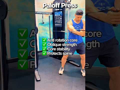 Pallof press trains your core to resist rotation, not just create it.