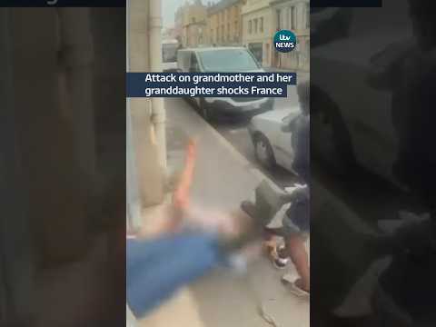 Attack on grandma and her granddaughter shocks France #itvnews #france