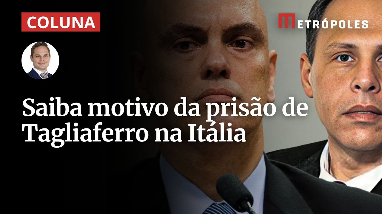 Moraes pede prisão de Tagliaferro à Itália por vazamentos à imprensa