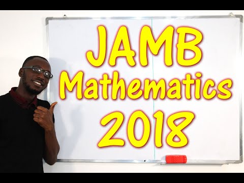 JAMB CBT Mathematics 2018 Past Questions 1 - 10