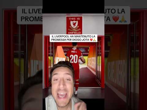 IL LIVERPOOL HA MANTENUTO LA PROMESSA PER DIOGO JOTA ❤️🙏#calcio #diogojota #liverpool