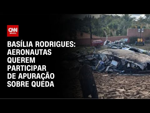 Basília Rodrigues: Aeronautas querem participar de apuração sobre queda | CNN NOVO DIA