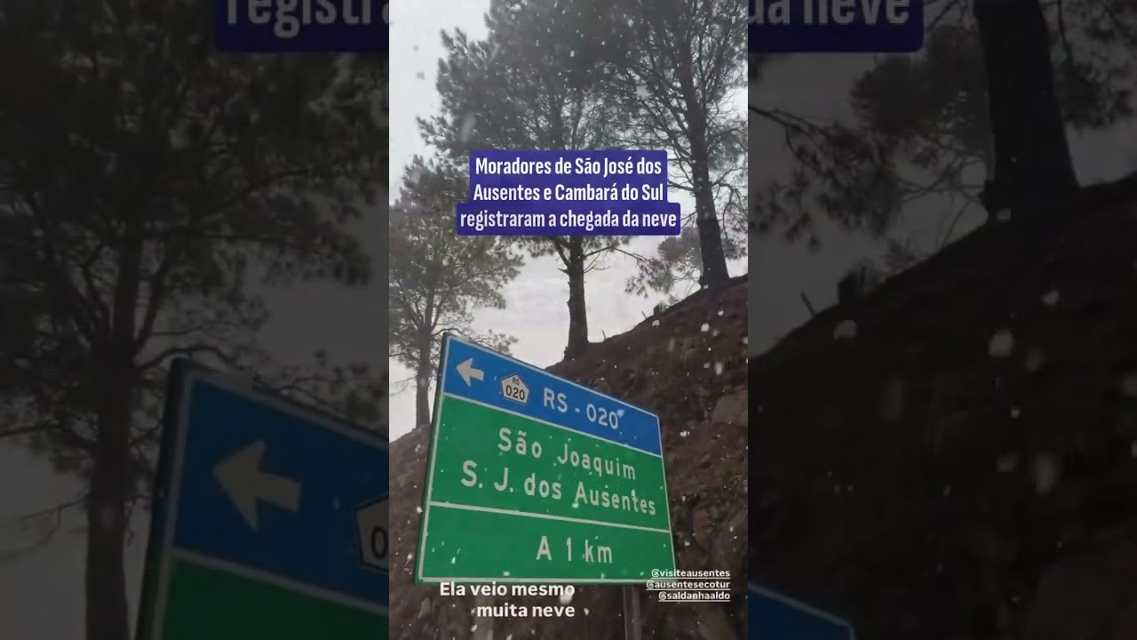 Neve no Rio Grande do Sul cidades gaúchas amanhecem com cenário diferente veja