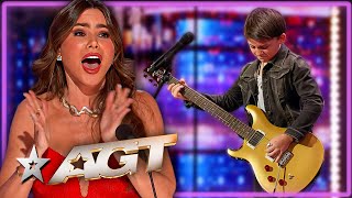 The Judges GO CRAZY For 10 Year Old ROCKSTAR on America's Got Talent 2025!