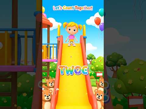 Cute Baby 👶Cartoon Sliding | Learn to Count 1 2 3 | Fun Learning for Kids🛝KidsLearning#BabyCartoon
