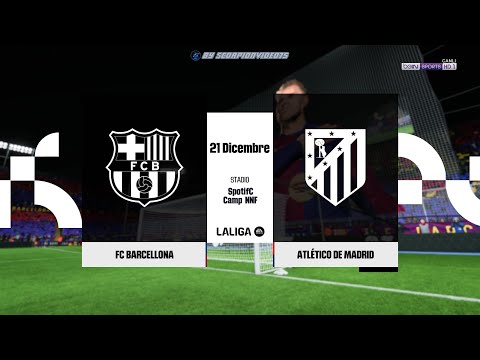 Barcelona vs Atletico Madrid - Round 18 of the LaLiga 2024/2025