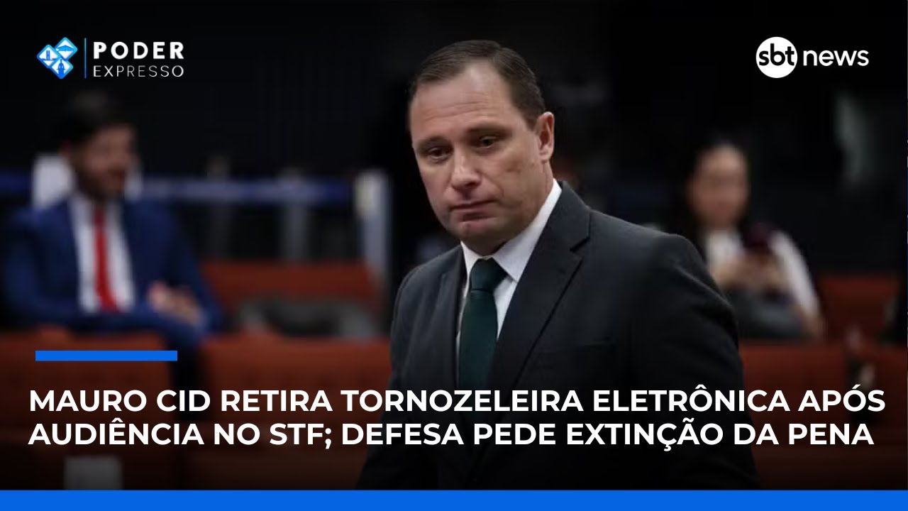 Mauro Cid retira tornozeleira eletrônica após audiência no STF defesa pede extinção da pena