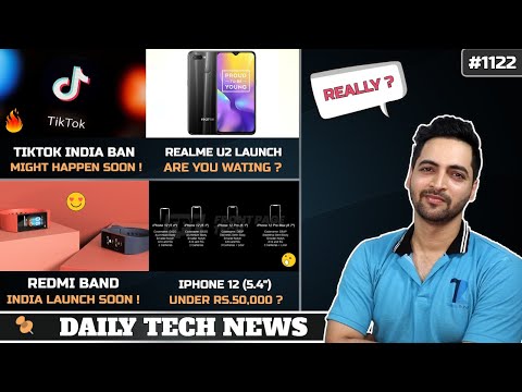(ENGLISH) Realme U2,Tiktok Ban India,WhatsApp Red Tick,Redmi Band India Launch,Iphone 12 Under 50k? #1122