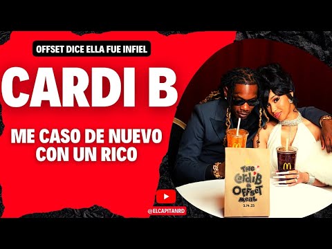 Cardi B dice que se casaría con otro rico si se divorcia de offset