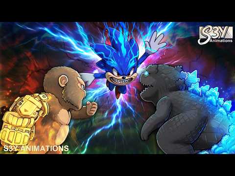 Baby Godzilla x Kong vs Shin Sonic – Animation 27 Part2