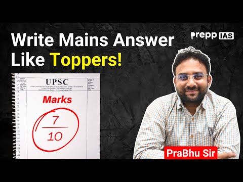 How to Write Effective Answer in UPSC Mains | Answer like Topper's | UPSC CSE 2025 | #upsc2025