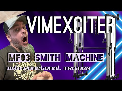 VIMEXCITER MF03_ Truly Designed for Home Gyms Check out the MF03 Smith machine with a functional training system from Vim Exciter! This home gym e