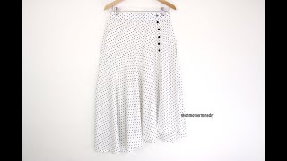 PATRONES y Tutorial: Falda mujer abertura lateral (tallas 34 - 44)