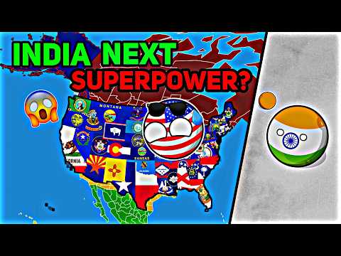 USA SPLIT Into 50 STATES?!💥⚠️ WORLD IN CHAOS! 🌍 (You WON’T BELIEVE What Happens!) 🥵🥶⚔ #countryballs