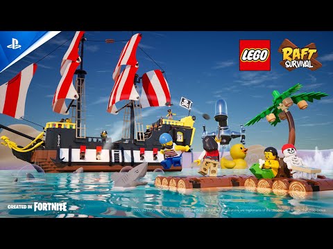 LEGO Islands in Fortnite - Raft Survival | PS5 & PS4 Games