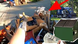 Dumpster Diving Garbage Day Jackpot Compilation