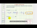 Measurement Conversions and Rounding