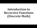 Understanding Recursive Functions
