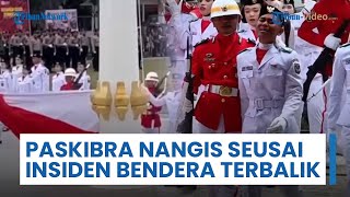 Tangis Paskibra Mamasa Pecah, Kecewa seusai Insiden Bendera Terbalik saat Upacara HUT ke-80 RI