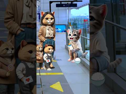 where is the mother #cutecat #cartoon #animation #family #pov #ytshorts #cat #cute #funny #sakura