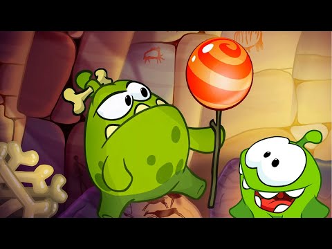 OM NOM Stories Hindi |🍭Sharing Candy With The Stone Age Man🦴 | Funny Hindi Cartoons For Kids