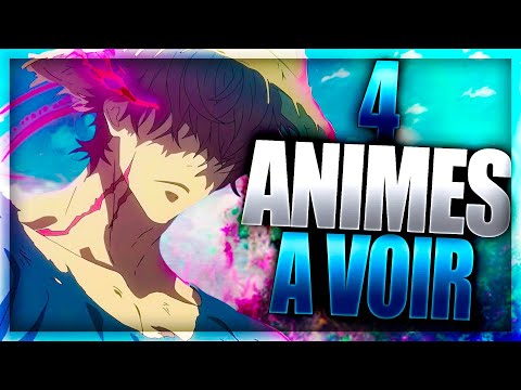 4 ANIMES A VOIR ABSOLUMENT POUR L'AUTOMNE 2024 ! (100% HYPE)