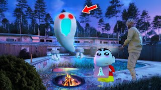 GTA V: Shinchan&Franklin Go on a Scary Ghost Haunting Adventure in GTA 5 #prashugamer #ghost #gta5