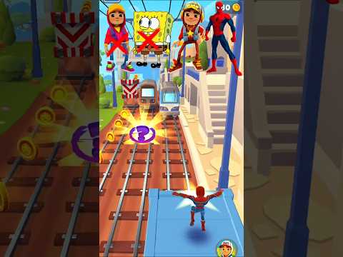 who is Best 🤔 Pride Jake 🆚 SpongeBob🆚 Spiderman 🆚 Star Jake in Subway surfers #subwaysurfers #shorts