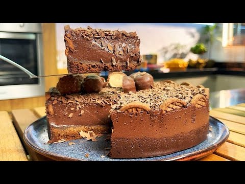 TORTA DE CHOCOLATE PARA FESTAS DE FIM DE ANO