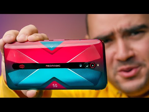 Red Magic 5G || هذا الوحش فيه مروحة تبريد وشاشة 144Hz 🤯